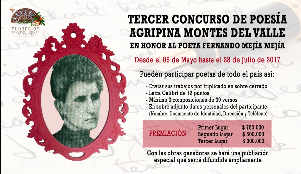 Tercer Concurso de Poesía Agripina Montes del Valle