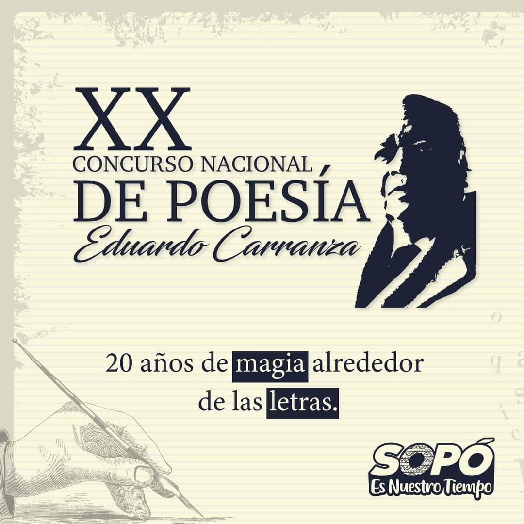 XX Concurso Nacional de Poesía Eduardo Carranza